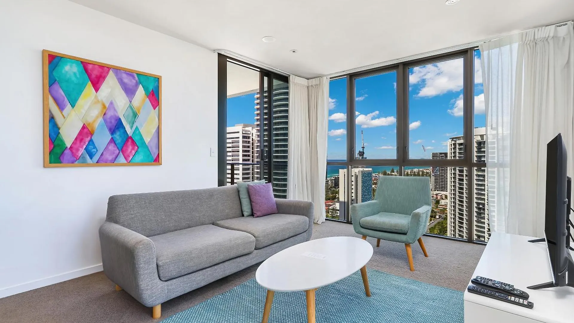 Broadbeach Oceanview Apartment Level 26 With Carpark - 4 Mins Walk To The Beach Gold Coast Austrália